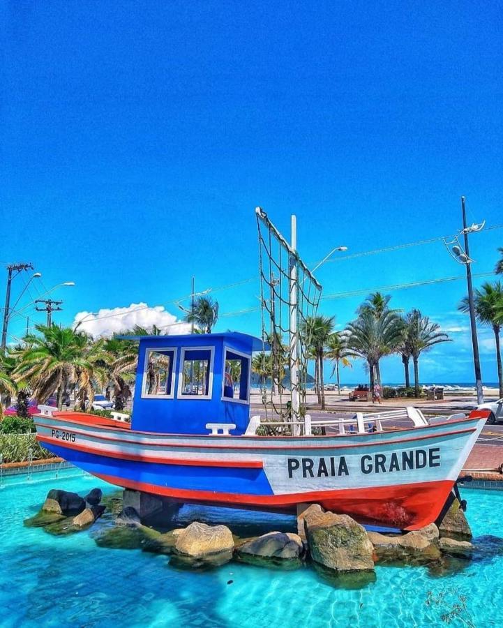 Casa Linda E Aconchegante Com Piscina -Aquecimento Solar O Ano Todo Perto Da Praia Praia Grande  Exterior foto